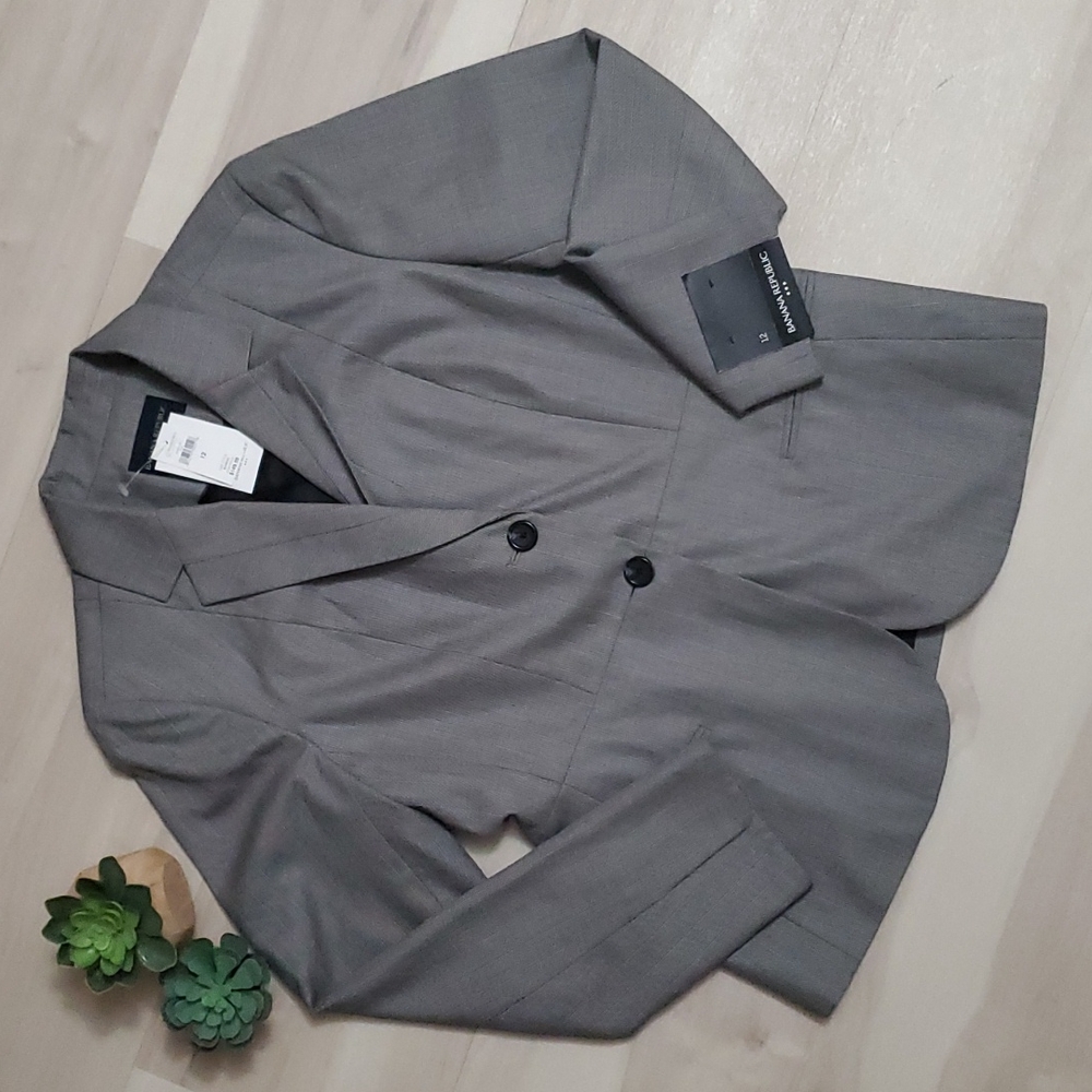 Banana Republic Gray Blazer
